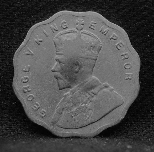 1 Anna 1936 George V Copper-Nickel coins
