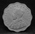 1 Anna 1936 George V Copper-Nickel coins