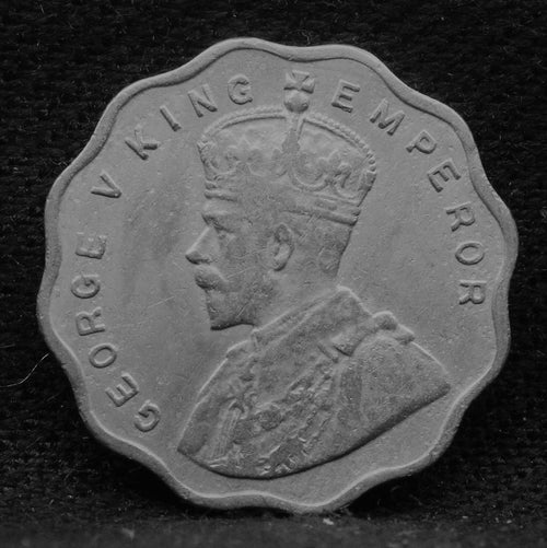 1 Anna 1936 George V Copper-Nickel coins