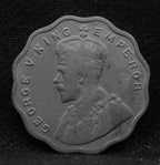 1 Anna 1936 George V Copper-Nickel coins