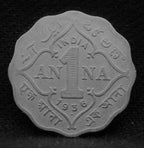 1 Anna 1936 George V Copper-Nickel coins