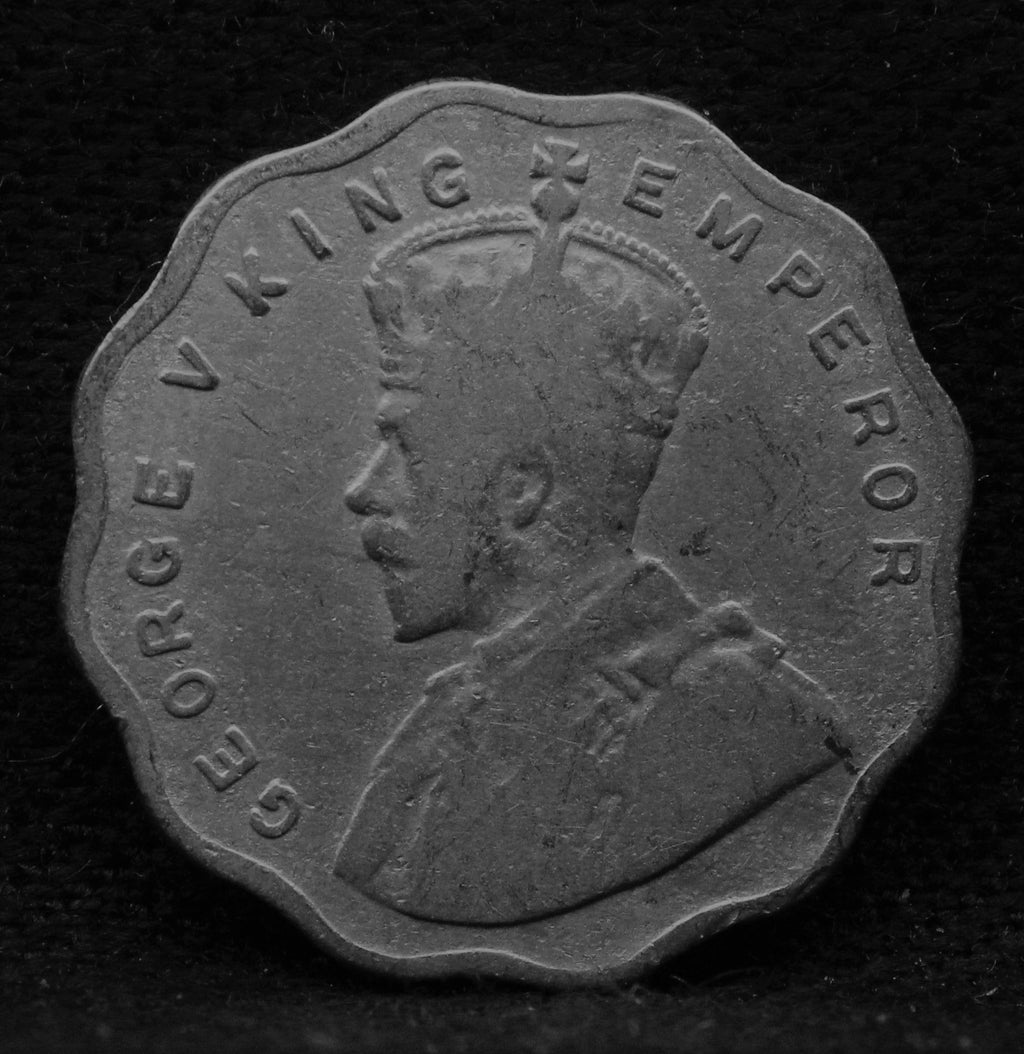 1 Anna 1936 George V Copper-Nickel coins