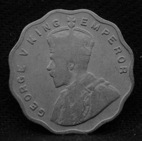 1 Anna 1936 George V Copper-Nickel coins