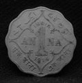 1 Anna 1914 George V Copper-Nickel coins