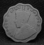 1 Anna 1924 George V Copper-Nickel coins