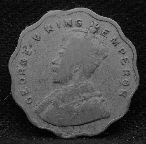 1 Anna 1933 George V Copper-Nickel coins