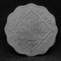 1 Anna 1936 George V Copper-Nickel coins