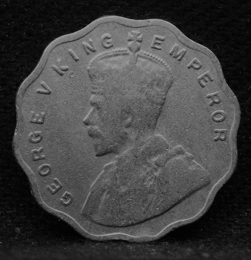 1 Anna 1936 George V Copper-Nickel coins