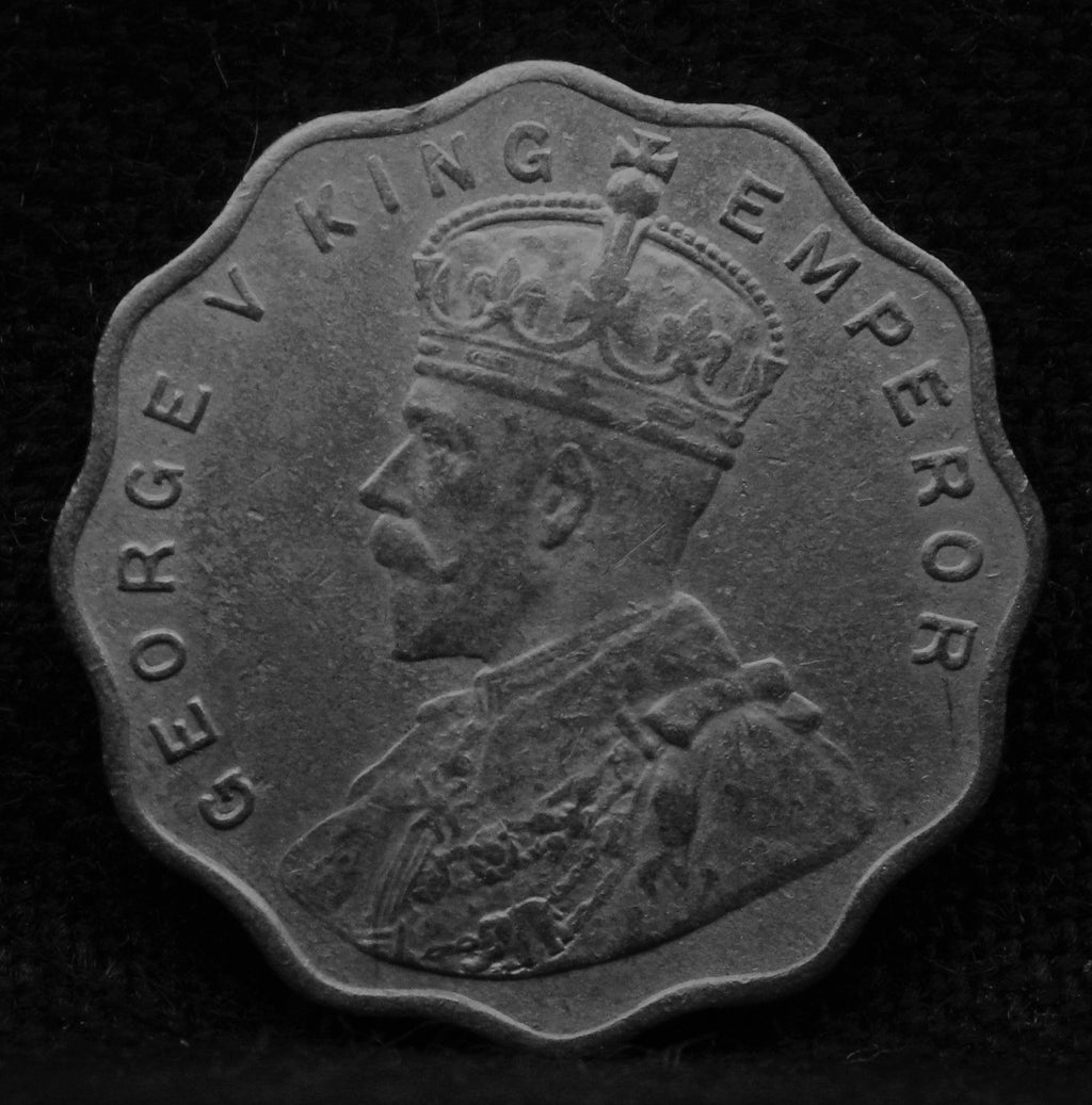 1 Anna 1912 George V Copper-Nickel coins
