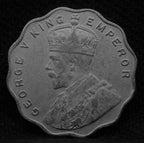 1 Anna 1913 George V Copper-Nickel coins