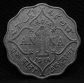 1 Anna 1914 George V Copper-Nickel coins