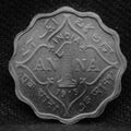 1 Anna 1915 George V Copper-Nickel coins