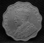 1 Anna 1918 George V Copper-Nickel coins