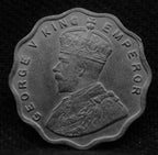 1 Anna 1924 George V Copper-Nickel coins