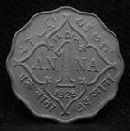 1 Anna 1928 George V Copper-Nickel coins