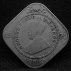 2 Annas 1920 George V Copper-Nickel coins