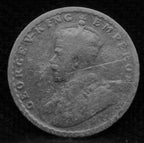 2 Annas 1915 George V Silver coins
