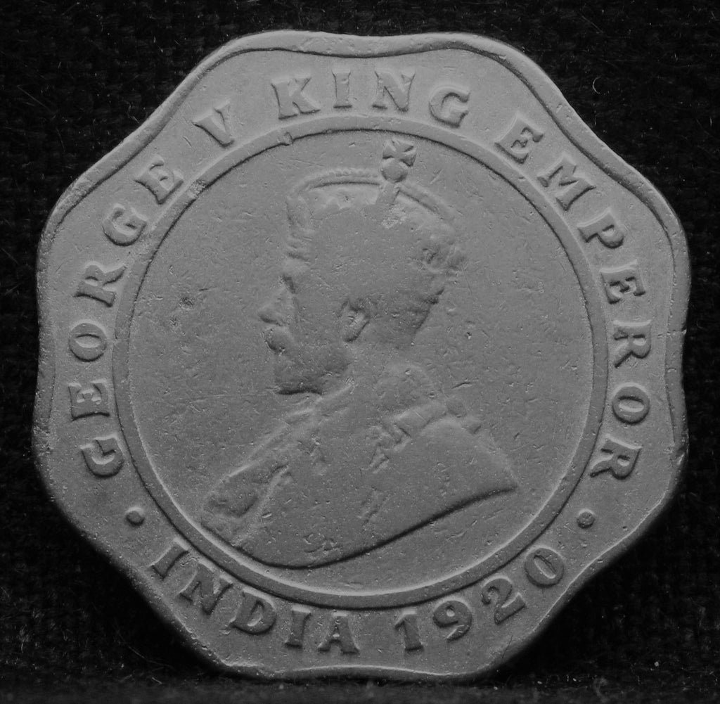 4 Annas 1920 George V Copper-Nickel coins