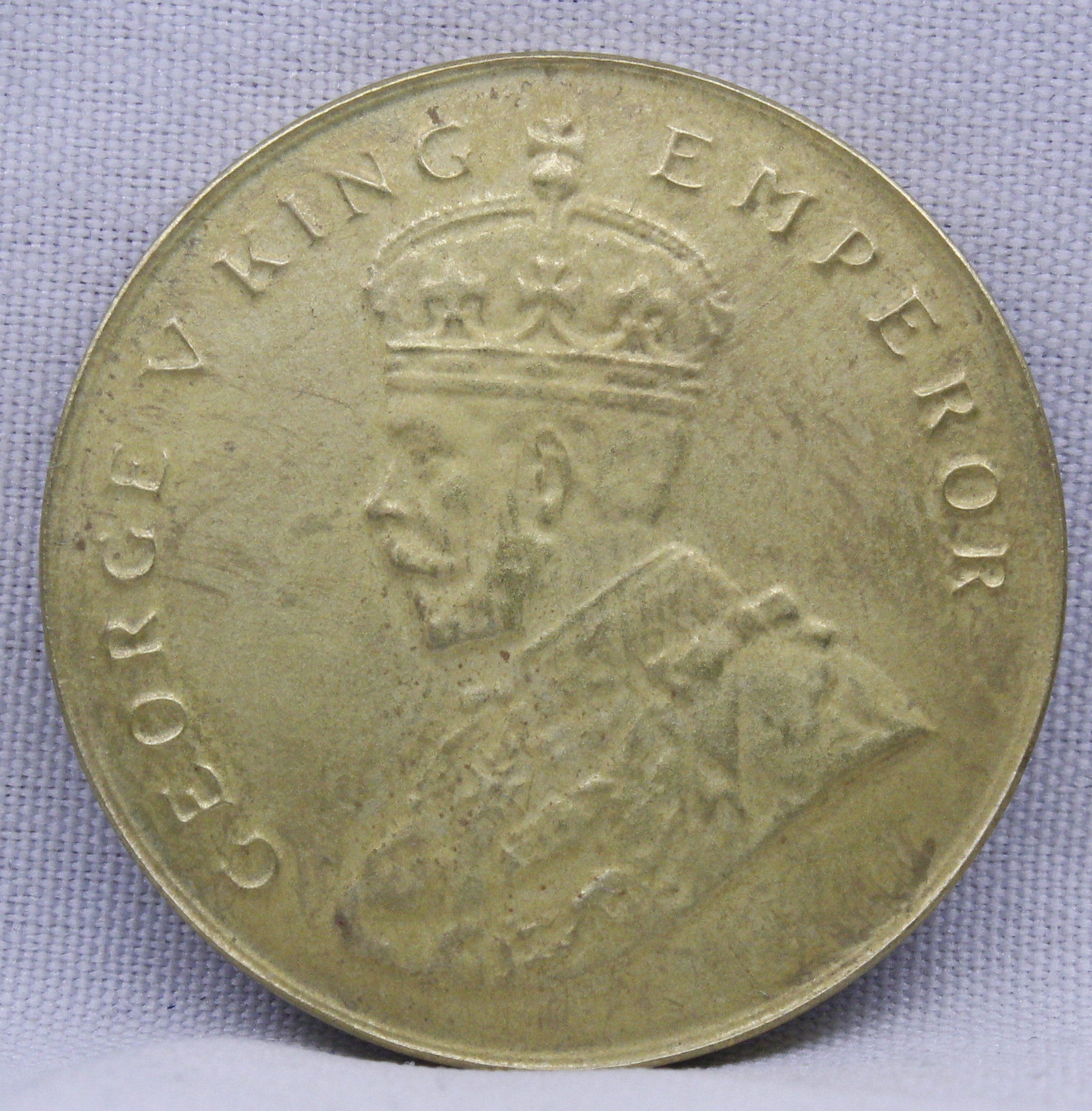 8 Annas 1919 George V Copper-Nickel coins