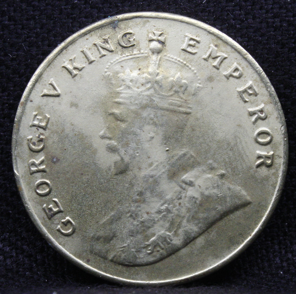 8 Annas 1920 George V Copper-Nickel coins