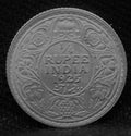 Quarter RUPEE 1925 George V Silver coins