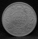 Quarter RUPEE 1925 George V Silver coins