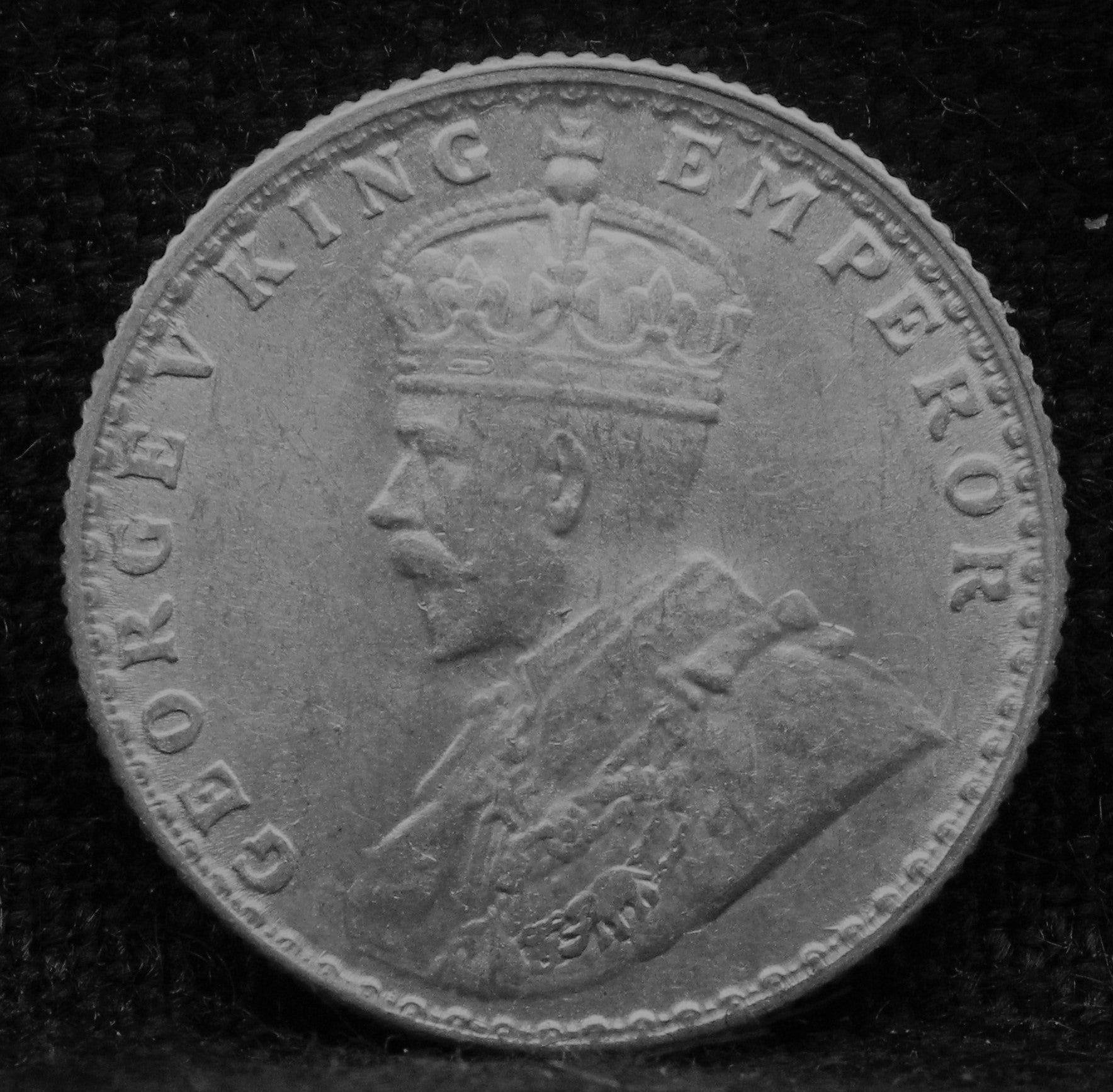 Quarter RUPEE 1925 George V Silver coins
