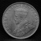 Quarter RUPEE 1928 George V Silver coins