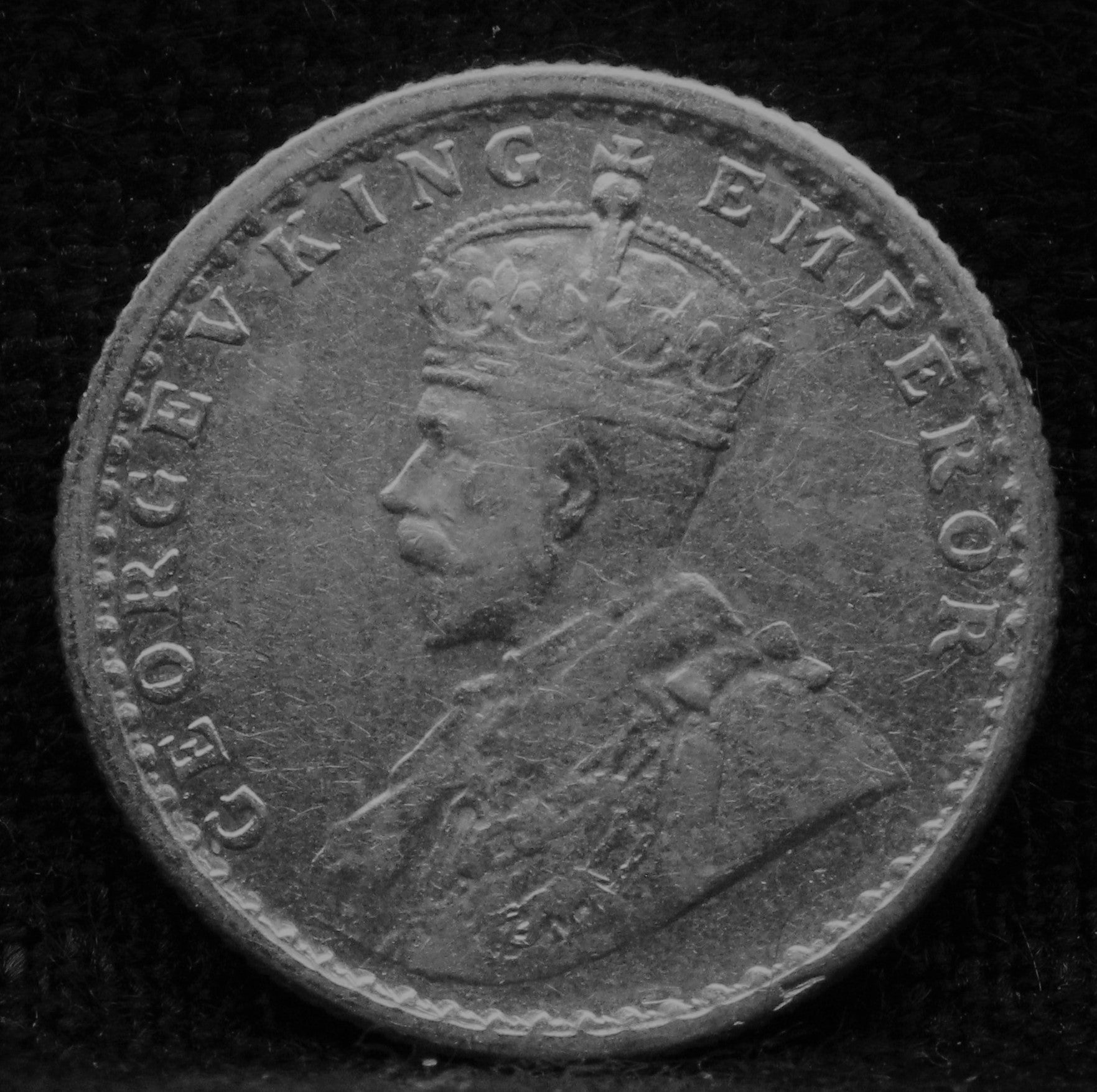 Quarter RUPEE 1930 George V Silver coins
