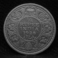 Quarter RUPEE 1928 George V Silver coins