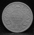 Quarter RUPEE 1930 George V Silver coins