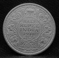 Half RUPEE 1911 George V Silver coins