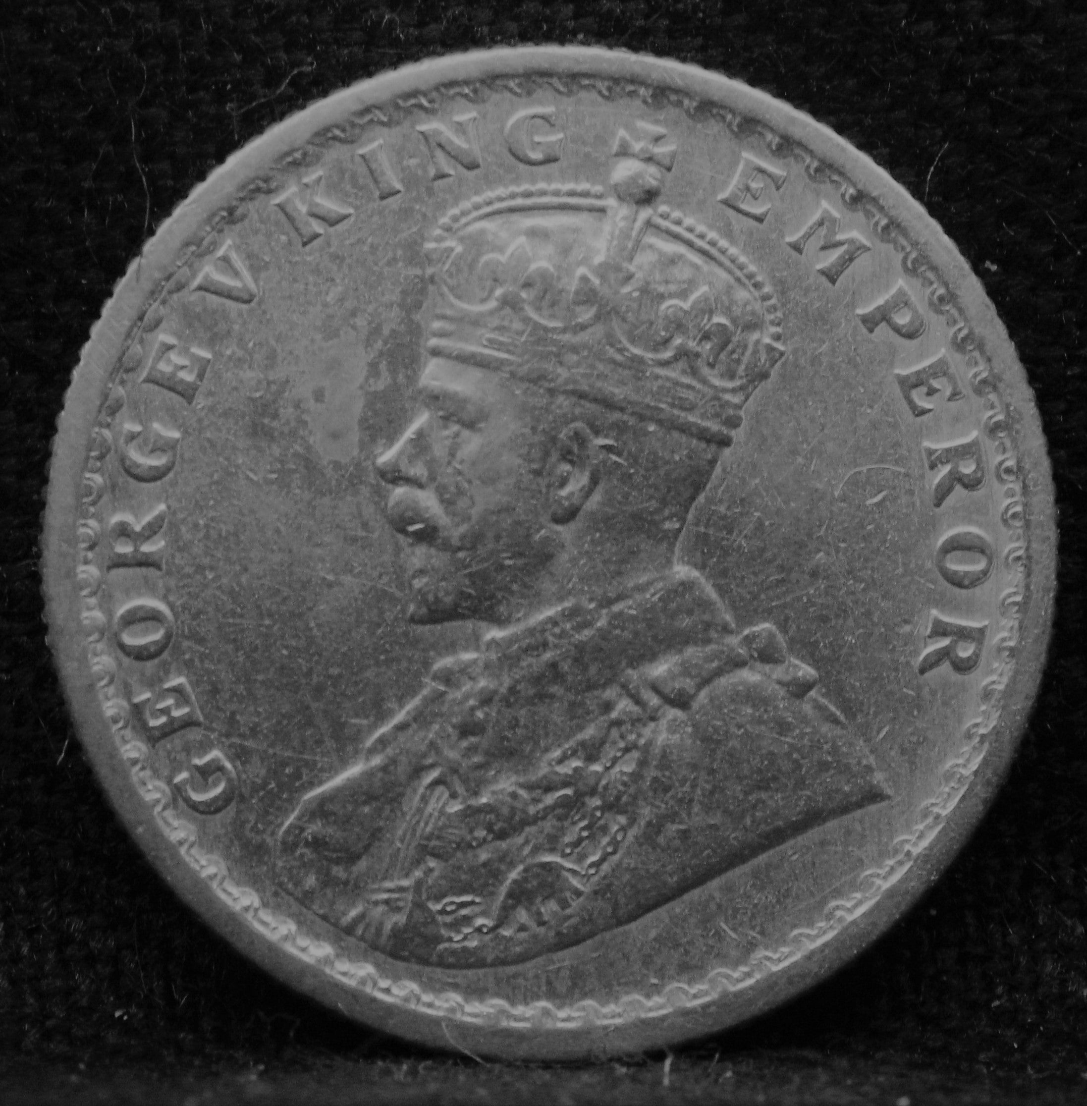 Half RUPEE 1911 George V Silver coins