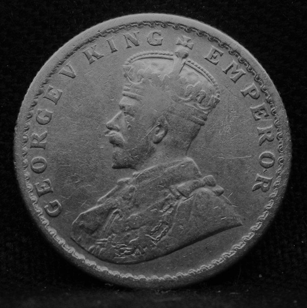 Half Rupee 1912 George V Silver coins