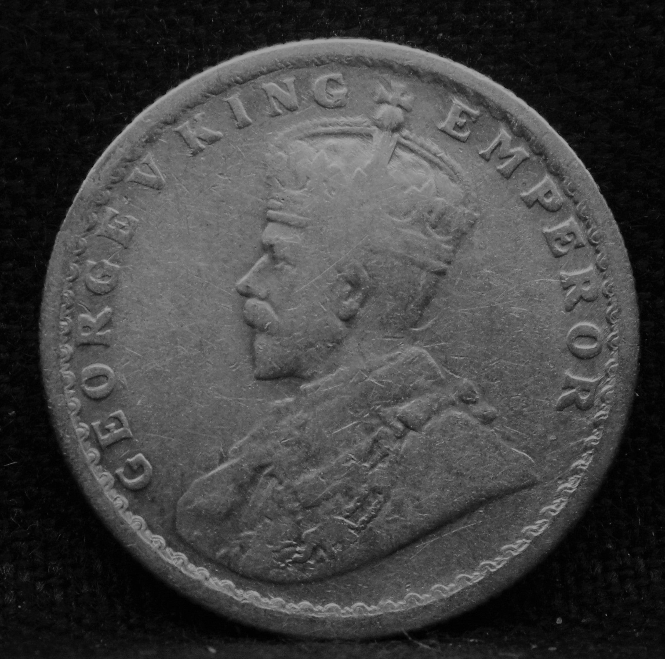 Half RUPEE 1929 George V Silver coins