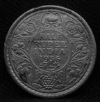 Half RUPEE 1936 George V Silver coins