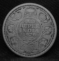Half RUPEE 1926 George V Silver coins
