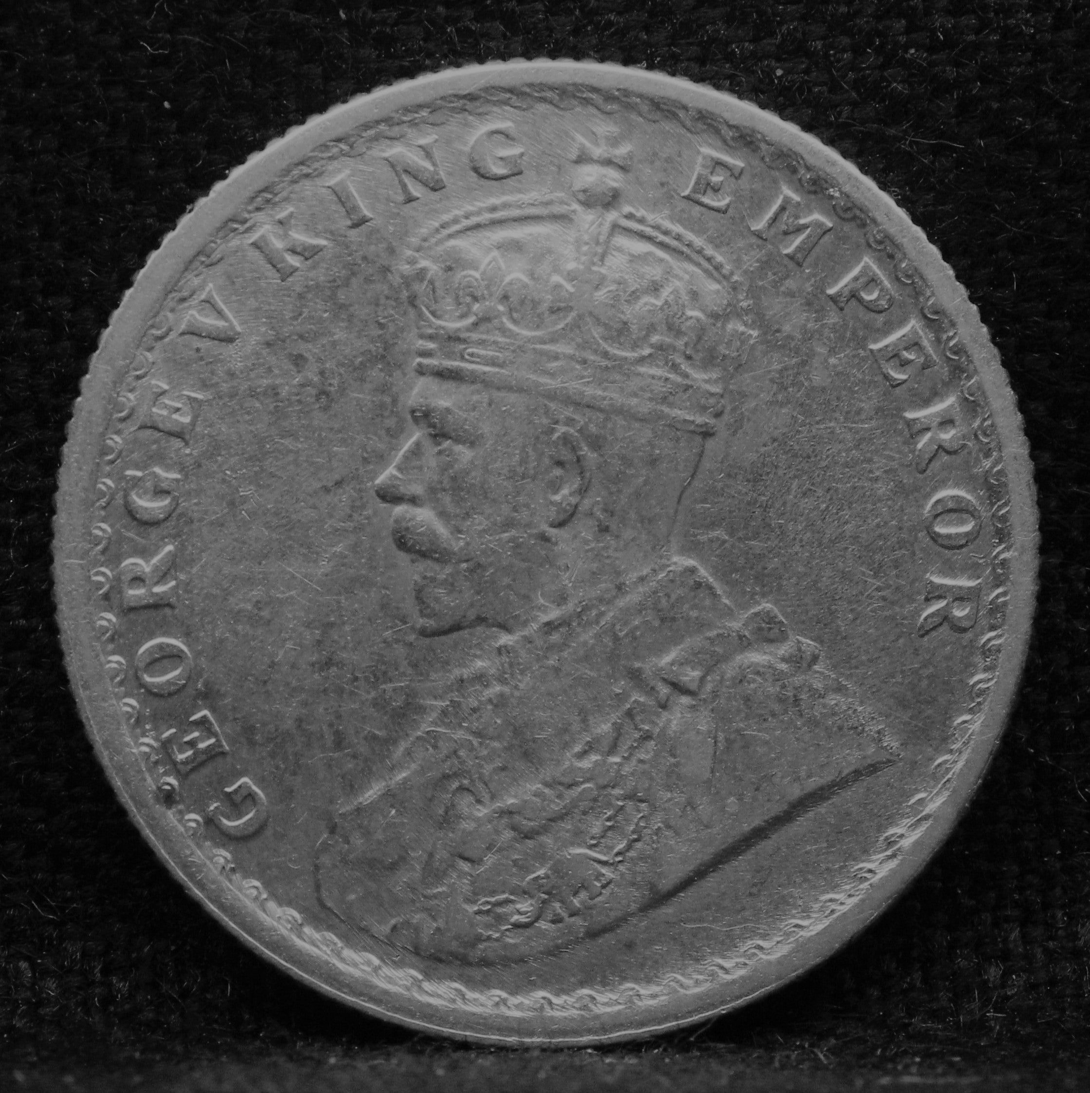 Half RUPEE 1929 George V Silver coins