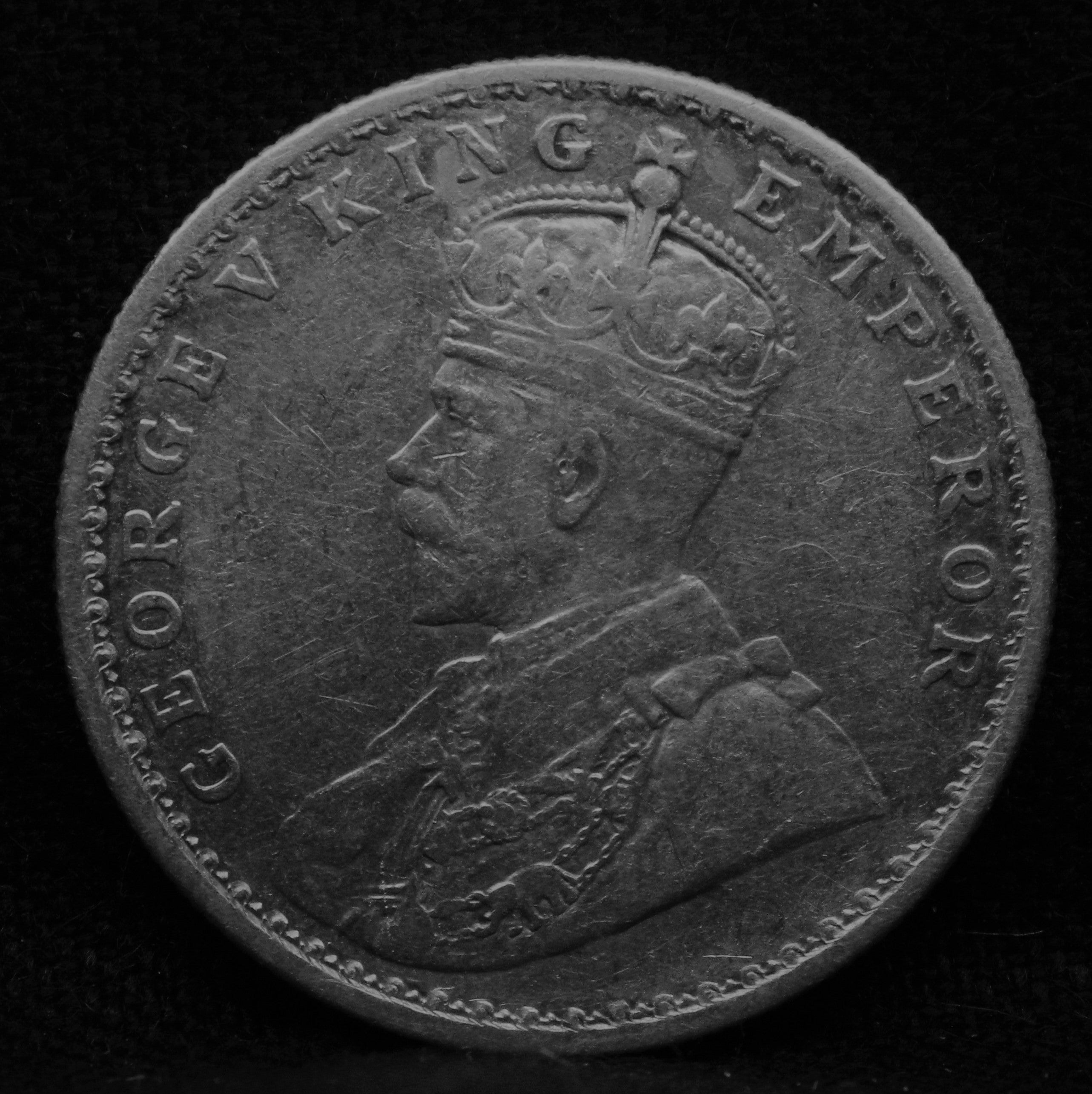 1 Rupee 1913 George V Silver coins