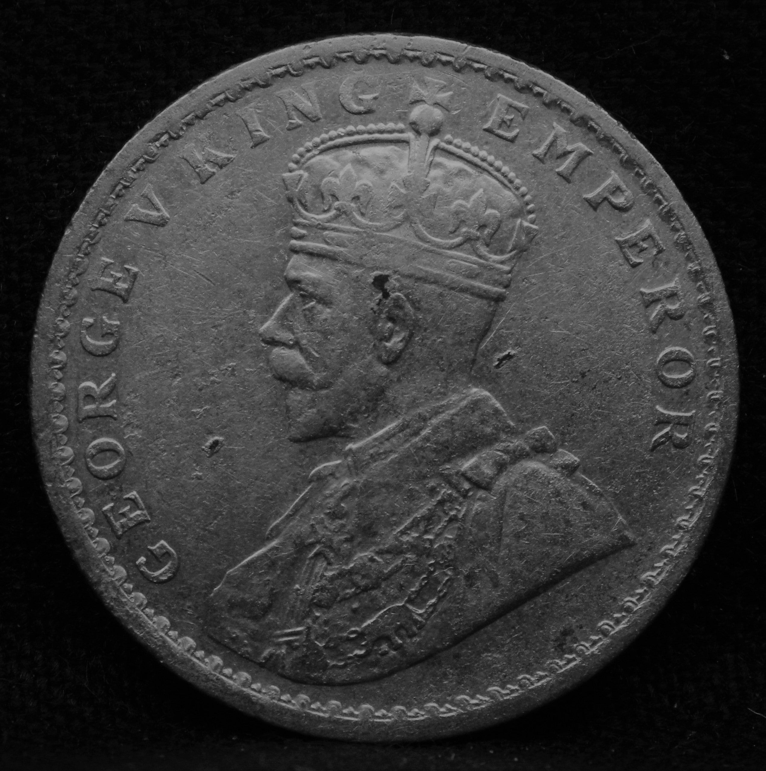 1 Rupee 1914 George V Silver coins