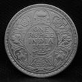 1 Rupee 1917 George V Silver coins