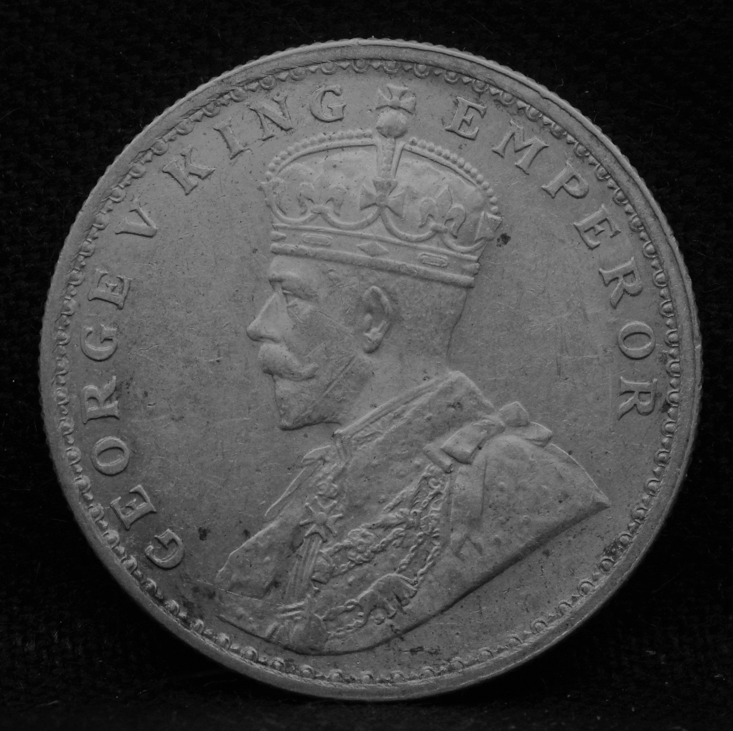 1 Rupee 1913 George V Silver coins