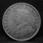 1 Rupee 1918 George V Silver coins