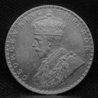 1 Rupee 1912 George V Silver coins