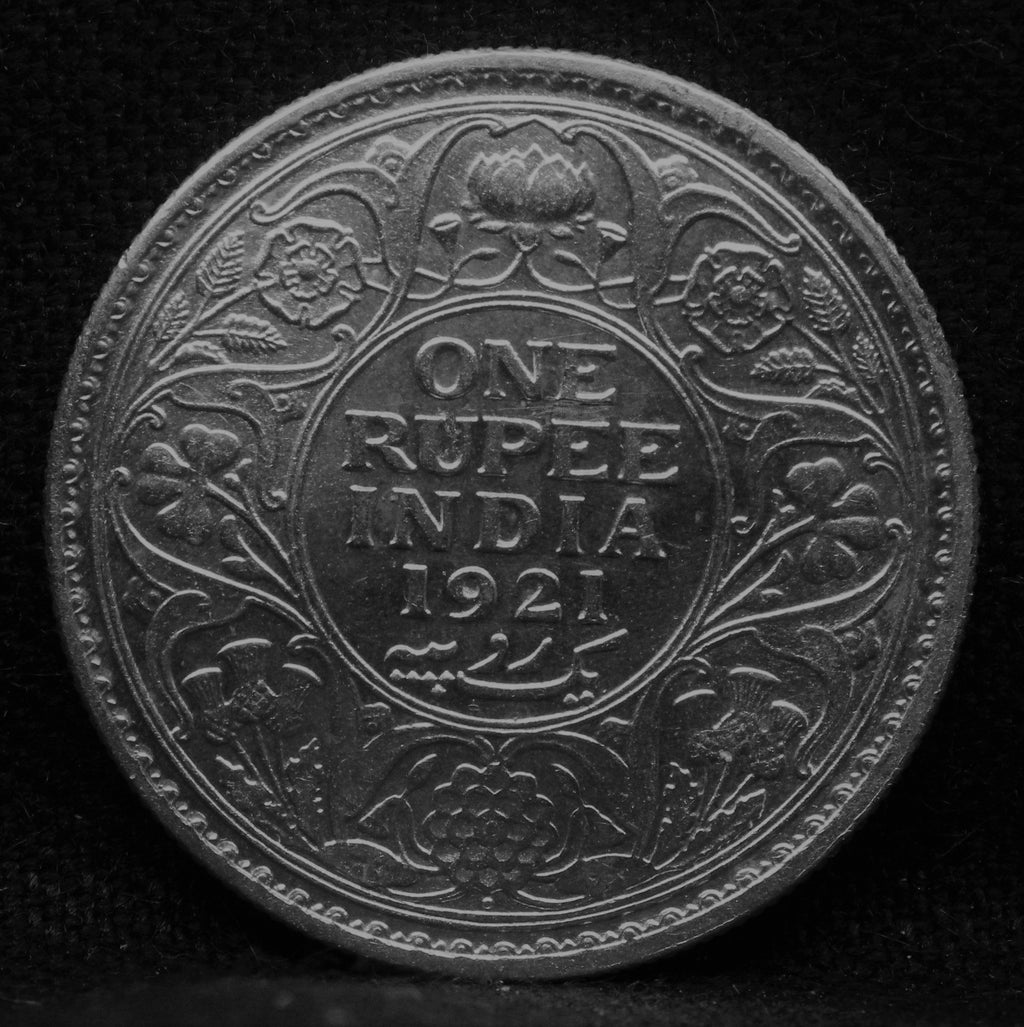 1 Rupee 1921 George V Silver coins