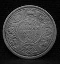 2 Annas 1912 George V Silver Coins