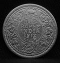 Half Rupee 1912 George V Silver coins