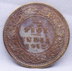 Half Pice 1912 George V Bronze coins