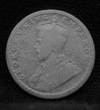 2 Annas 1912 George V Silver Coins