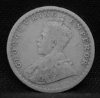 Half Rupee 1912 George V Silver coins